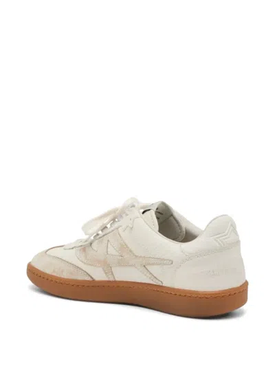 Ash Patch Sneakers In White