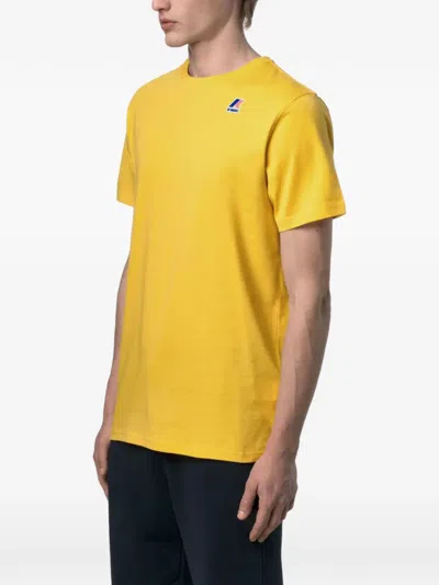 K-way Leonide T-shirt In Yellow