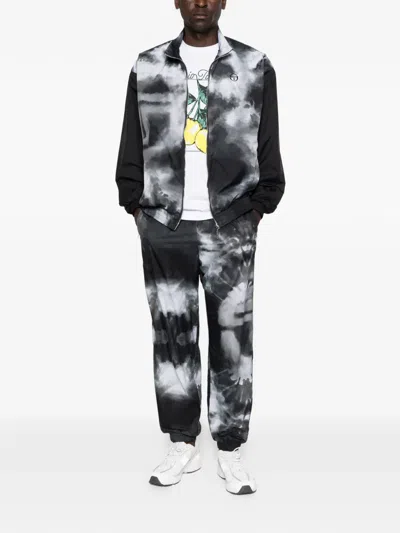 Sergio Tacchini Patterned Tracksuit In Black