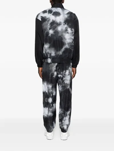 Sergio Tacchini Patterned Tracksuit In Black