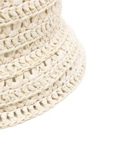 Eleventy Crocheted Hat In Neutral