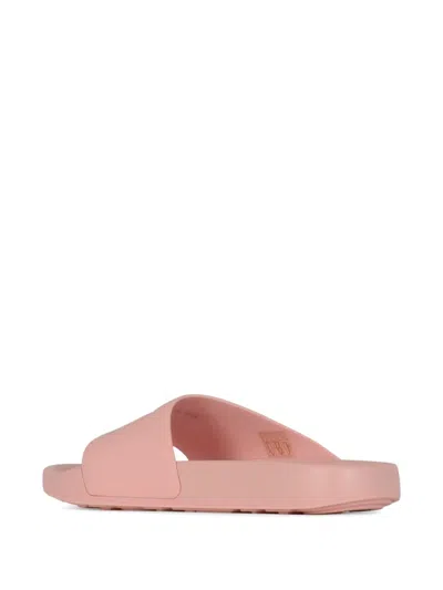 Givenchy Label Slide Sandal In Purple