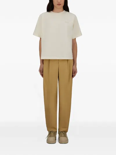 Laminar Elasticated Tailored Trousers In Brown