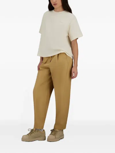 Laminar Elasticated Tailored Trousers In Brown