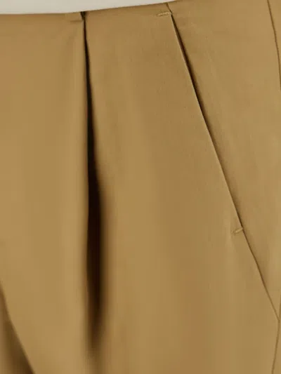 Laminar Elasticated Tailored Trousers In Brown