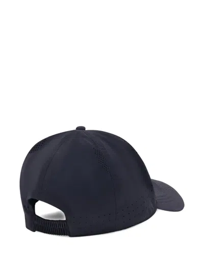 Boggi Milano B Tech Perforated Baseball Cap In Blue