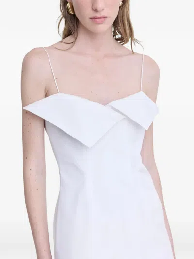 Fforme Eilwen Cotton Poplin Top In Gray