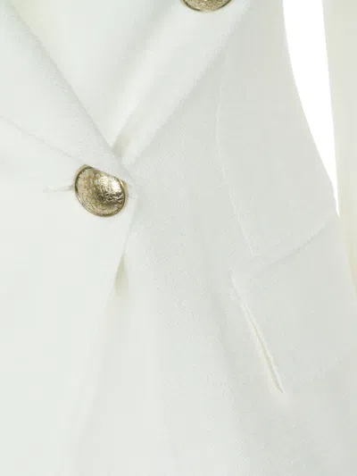 Tagliatore Button Double-breasted Blazer In White