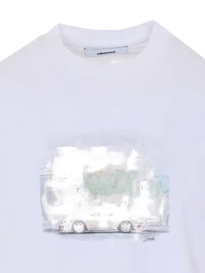 Edmmond Studios Chassing Graphic-print T-shirt In White