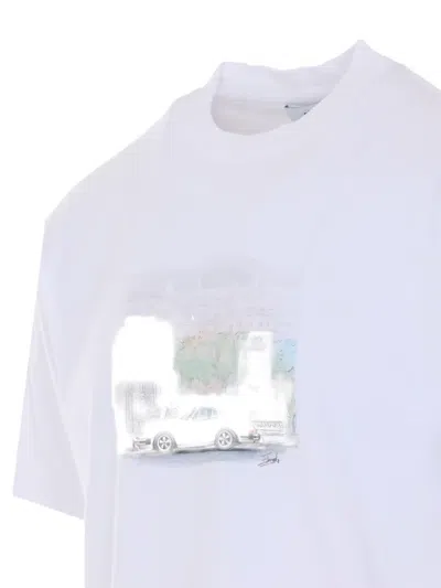 Edmmond Studios Chassing Graphic-print T-shirt In White