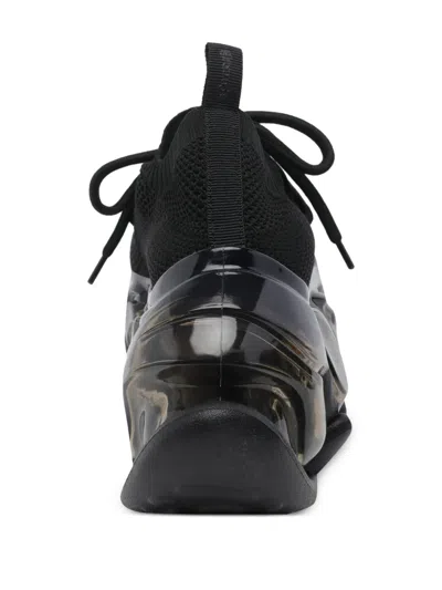 Grounds Skyscraper Lace-up Sneakers In Black