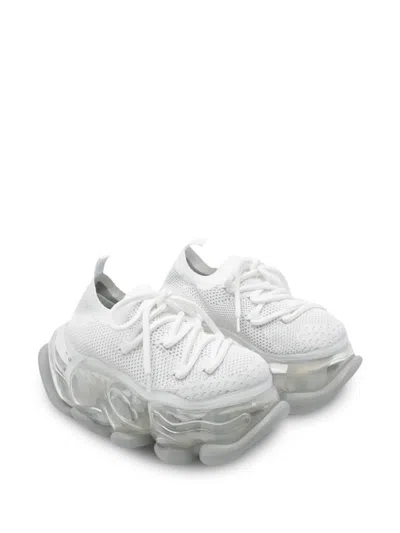 Grounds Skyscraper Sneakers In White