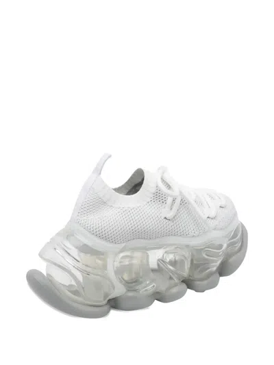 Grounds Skyscraper Sneakers In White
