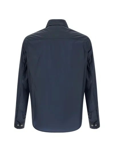 Moncler Ripstop Shirt In Blue