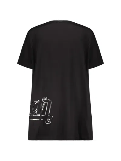 Herno Lettering T-shirt In Black