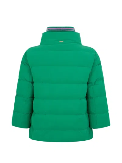 Herno Quilted Jacket In Green