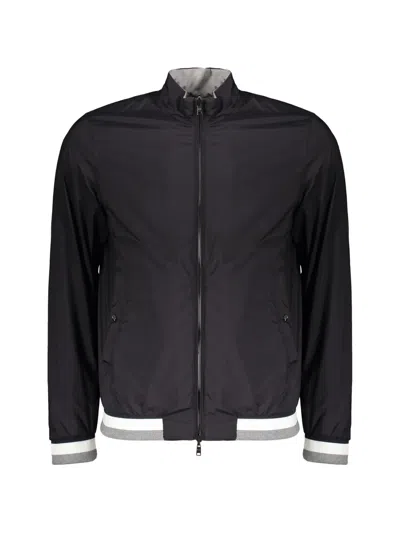 Herno Zip-up Bomber Jacket In Gray