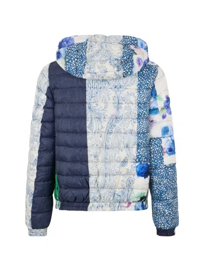 Herno Patchwork Puffer Jacket In Multi