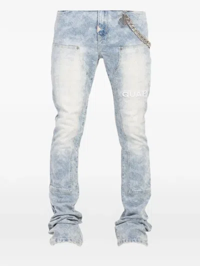 Guapi Sashiko Appliqué Jeans In Blue