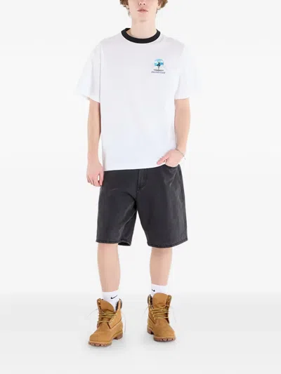 Pleasures Ringer-graphic T-shirt In White