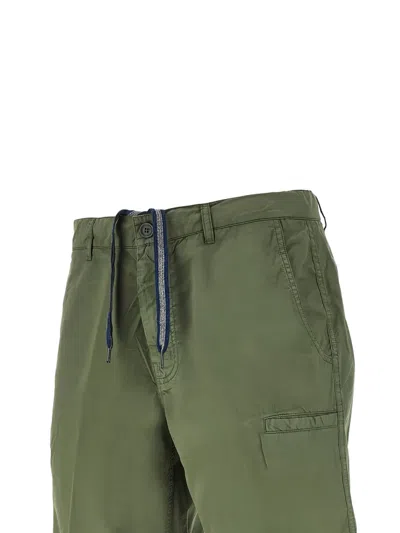 Aspesi Drawstring Bermuda Shorts In Green