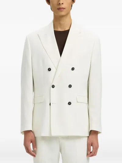 Selected Double-breasted Blazer In Multi