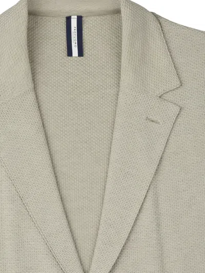 Profuomo Single-breasted Blazer In Brown