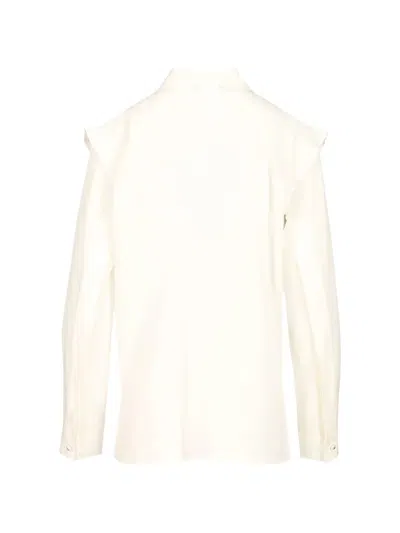 Max Mara Buttoned Shirt In Neutral