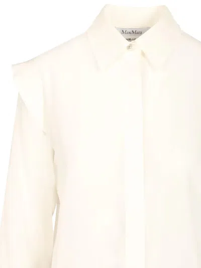 Max Mara Buttoned Shirt In Neutral