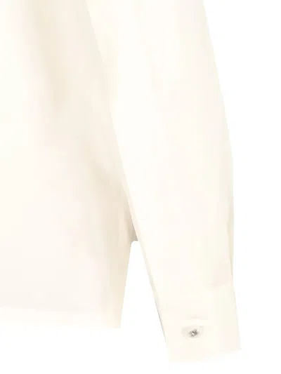 Max Mara Buttoned Shirt In Neutral