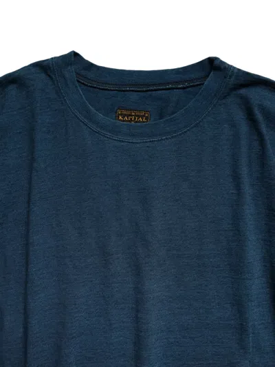 Kapital Embroidery Oversized T-shirt In Blue