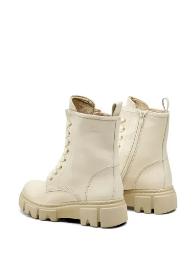 Gabor Lace-up Boots In Neutral