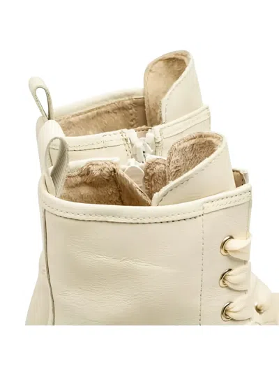 Gabor Lace-up Boots In Neutral