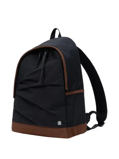 Ader Error Panelled Backpack In Black