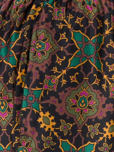 Pantamolle Elasticated-waist Patterned Trousers In Multi