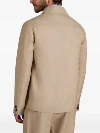 Slowear Button Jacket In Brown