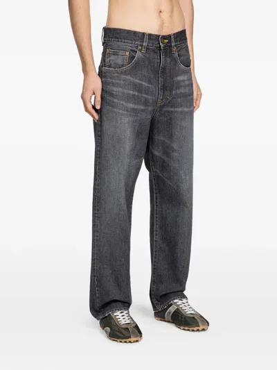 Mythinks My Basic Denim Pants In Black