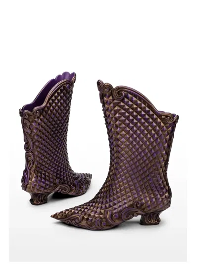 Melissa X Y-project Pointed-toe Boots In Multi