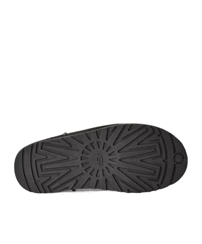 Ugg Slip-on Sabot Shoes With Rounded Toe And Matte Finish In Black