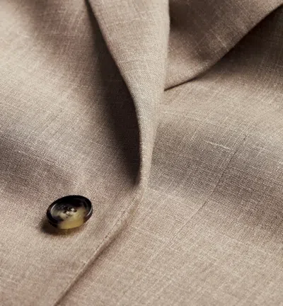 Dior Single-breasted Jacket In Brown