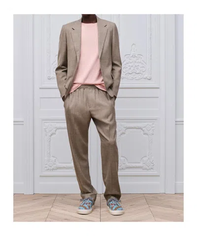 Dior Single-breasted Jacket In Brown