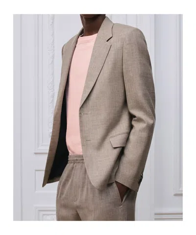 Dior Single-breasted Jacket In Brown