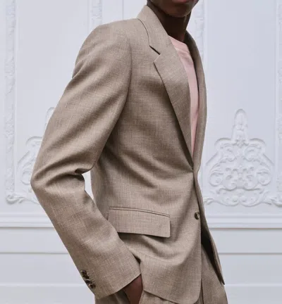Dior Single-breasted Jacket In Brown