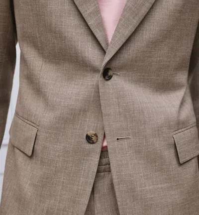 Dior Single-breasted Jacket In Brown