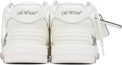 Off-white Out Of Office Graffiti-print Low-top Sneakers In White
