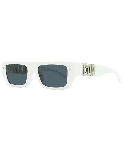 Dsquared2 Icon Rectangular Sunglasses In Multi