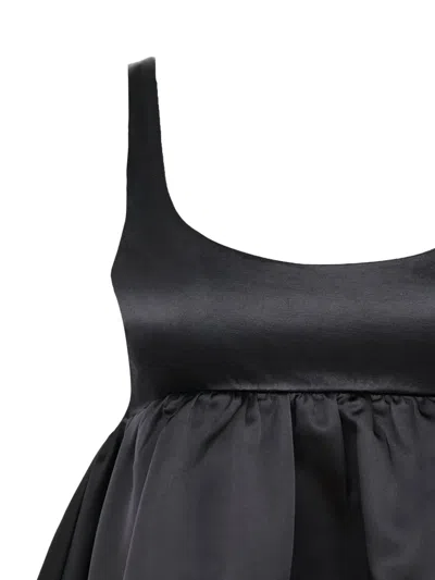 Azeeza Esme Satin Top In Black