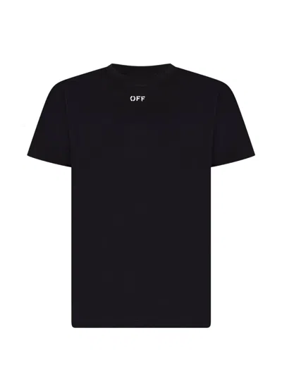 Off-white Off Stamp Plain Tee Ss In Black