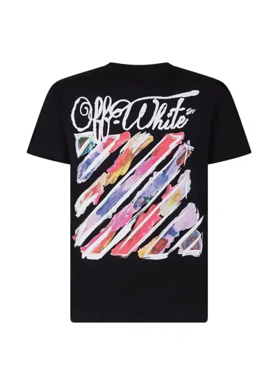 Off-white Off Stamp Plain Tee Ss In Black