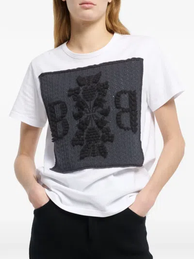 Barrie Logo-patch T-shirt In White
